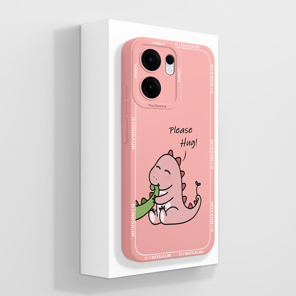 For Oppo Reno 13F Case Cute Panda Funda Soft Liquid Silicone High Quality Back Cover For Oppo Reno 13 F Reno13F 4G 5G Phone Case