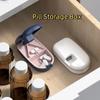 Sealed Medicine Cutter Plastic Pill Storage Box Practical Medicine Divider  For Home Use