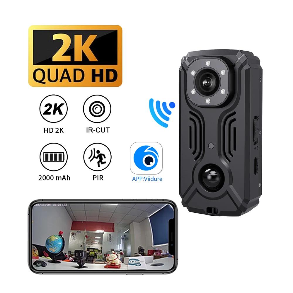 

MD37-2K Wifi Mini Camera IR-CUT Night Vision DVR Miniature Camcorder Pocket Police Body Cam PIR Bike Cameras Sports DV MD37
