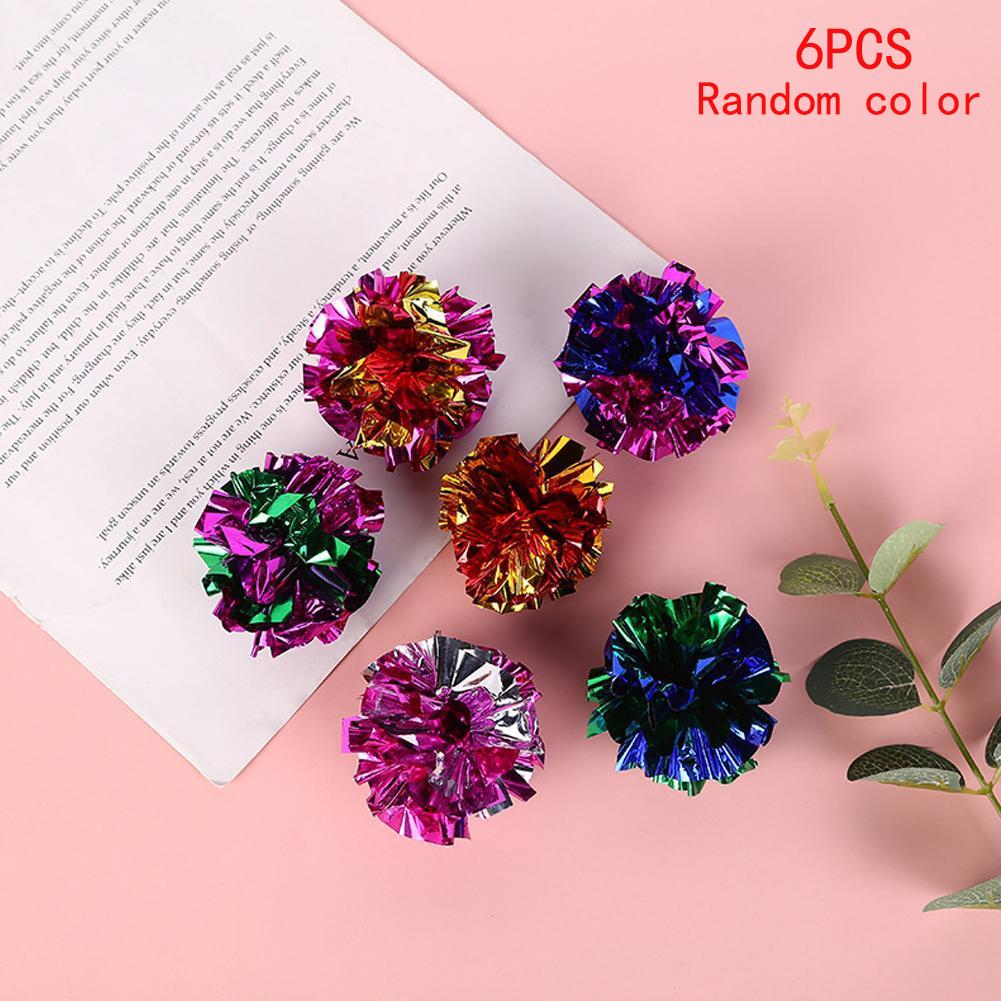 1/3/6pcs Ringing Paper Ball Pet Cat Toys Interactive Pet Products for Kitten Accessories Pet Supplies Toys Interactive 5.5cm