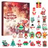 3D Stereo Christmas Collectible Doll Figures Advent Calendar Classic Doll Countdown Calendar for Boys Girls Xmas Party Favor