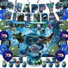 Bloop Meeresungeheuer Geburtstagsparty Dekorationen Gran Maja Subnautica Party Dekorationen Banner Kuchenaufsatz Cupcake-Aufsätze Luftballons