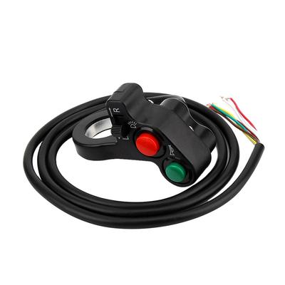 3 in 1 Blinker & Hupe & Scheinwerfer Kombischalter für Motorrad Elektroauto Dreirad