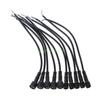 24TE 5 Pairs 2 Pin Male To Female Connector Waterproof Cable For Single Color LED Str
