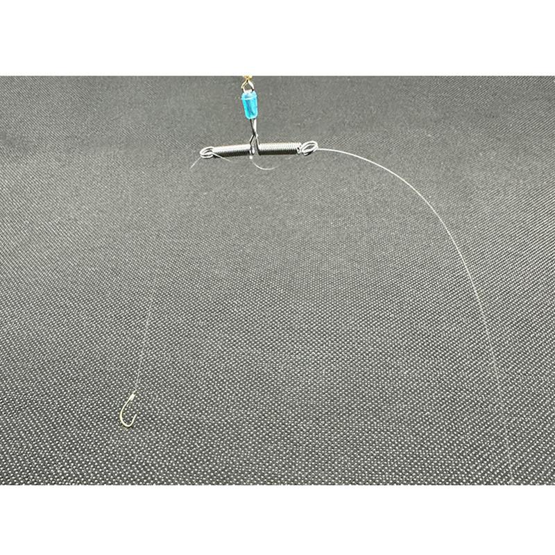 Federgabel Schnellhaken Sub Line Splitter Haken Anti-Winding Release Feder Angelausrüstung Wild Fishing Zubehör
