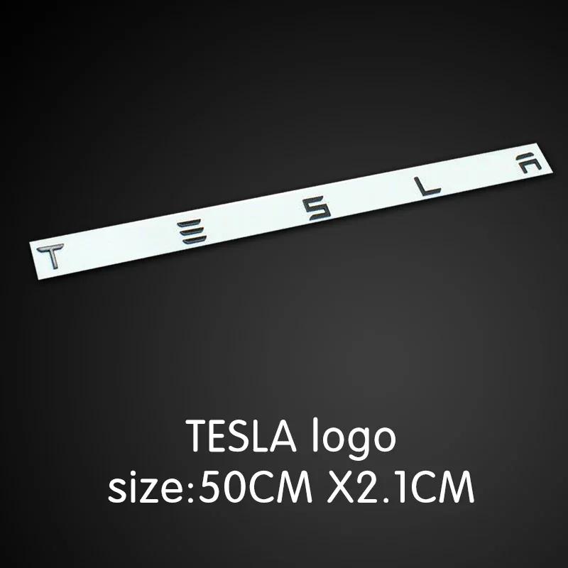 ICTB3 Applicable to Tesla TESLA rear end label MODEL/3/S/X car label, rear letter label, electroplated car label logo