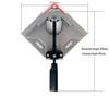 Single Handle 90° Aluminum Right Angle Woodworking Clamp for DIY Projects
