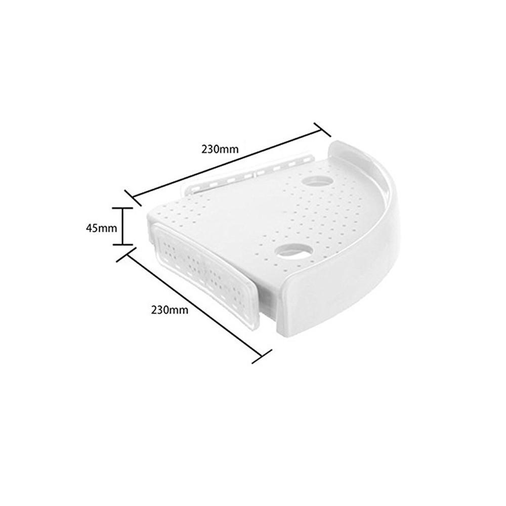 Corner Shelf  cornered Bathroom Wall Corner Mount Storage Holder Easy 