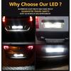 2 Pcs LED License Plate Light For Renault Megane Twingo Laguna Phase Master 2 3 Clio Espace 4 Lamps Assembly Auto Luces