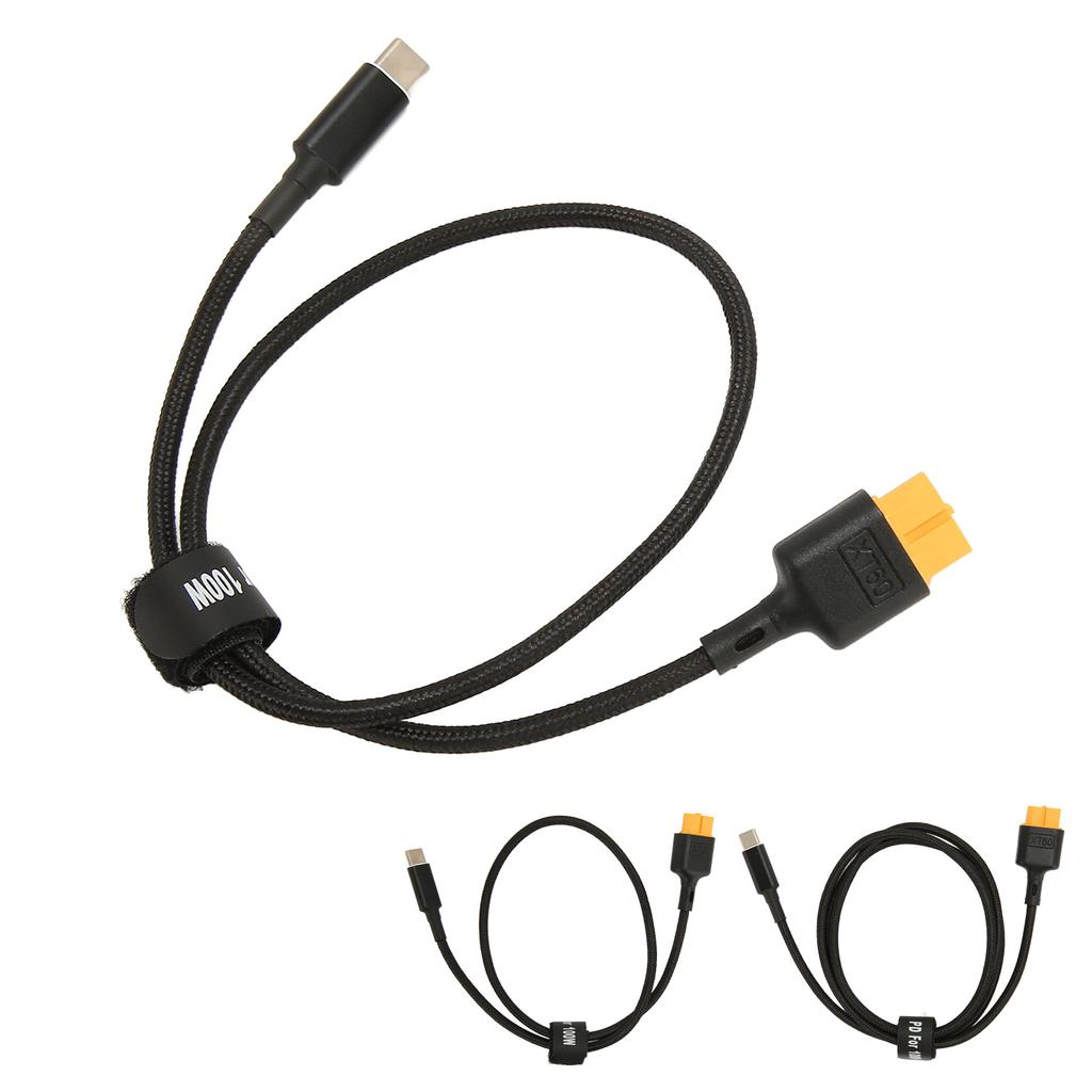 Typ-C-zu-XT60-Ladekabel Stabiles USB-C-zu-XT60-Kabel Tragbarer Datentransfer PD 100W Laden Leicht für RC