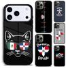 Etui na telefon z flagą Dominikany dla iPhone 17 16 15 14 13 12 11 Pro Max Plus 17Air Miękkie silikonowe etui