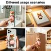 Anti-collision Sticker 1 Pair 3D Belly Dog Anxiety Stress Relief Elastic Tummy Cartoon Puppy Decal Fat Animal