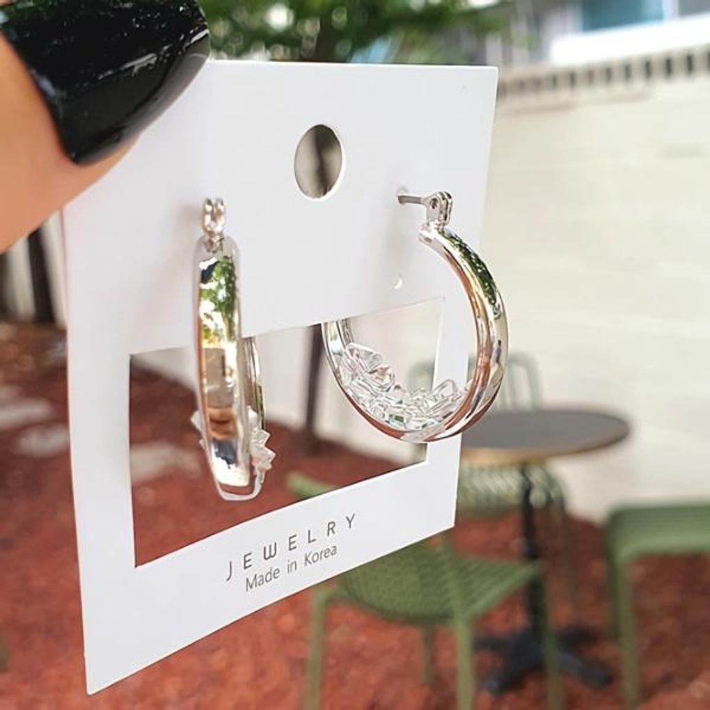 Women's Pacific Ring (Sparkling Beach Earrings)