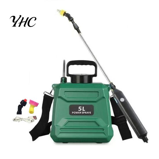 Wiederaufladbarer Elektrischer Sprüher 1,3 Gallonen/2,1 Gallonen Eingebaute 18650mAh Batterie Garten Feiner Nebel mit Teleskop-Sprühstab für Pflanzenbewässerung