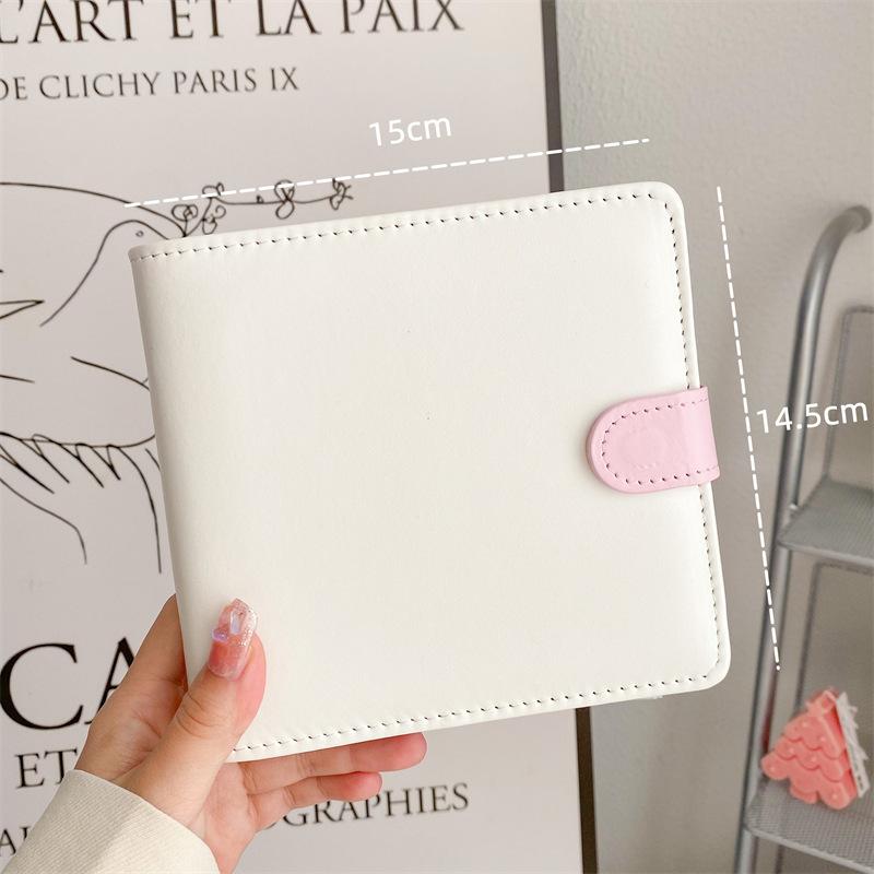 A5 A6 A7 A8 White Binder Po Card Collection Book Postcard Organizer Diary Notebook School Stationery