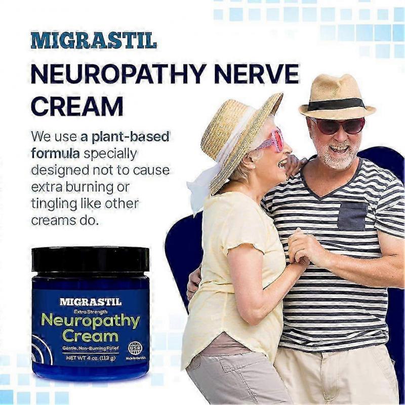 Extra Strength Neuropathy Cream, Neuropathy Relief Massage Cream for Feet, Legs, and Hands