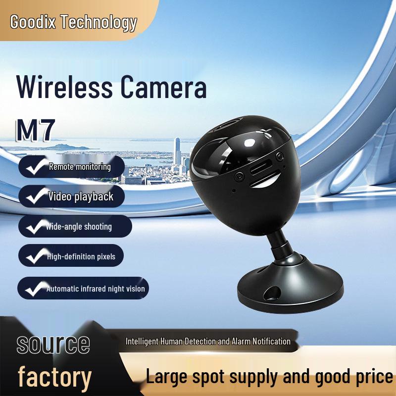 

Indoor WIFI Smart Security Camera with Night Vision and Long Battery Life WiFi Version (No Memory Card)
