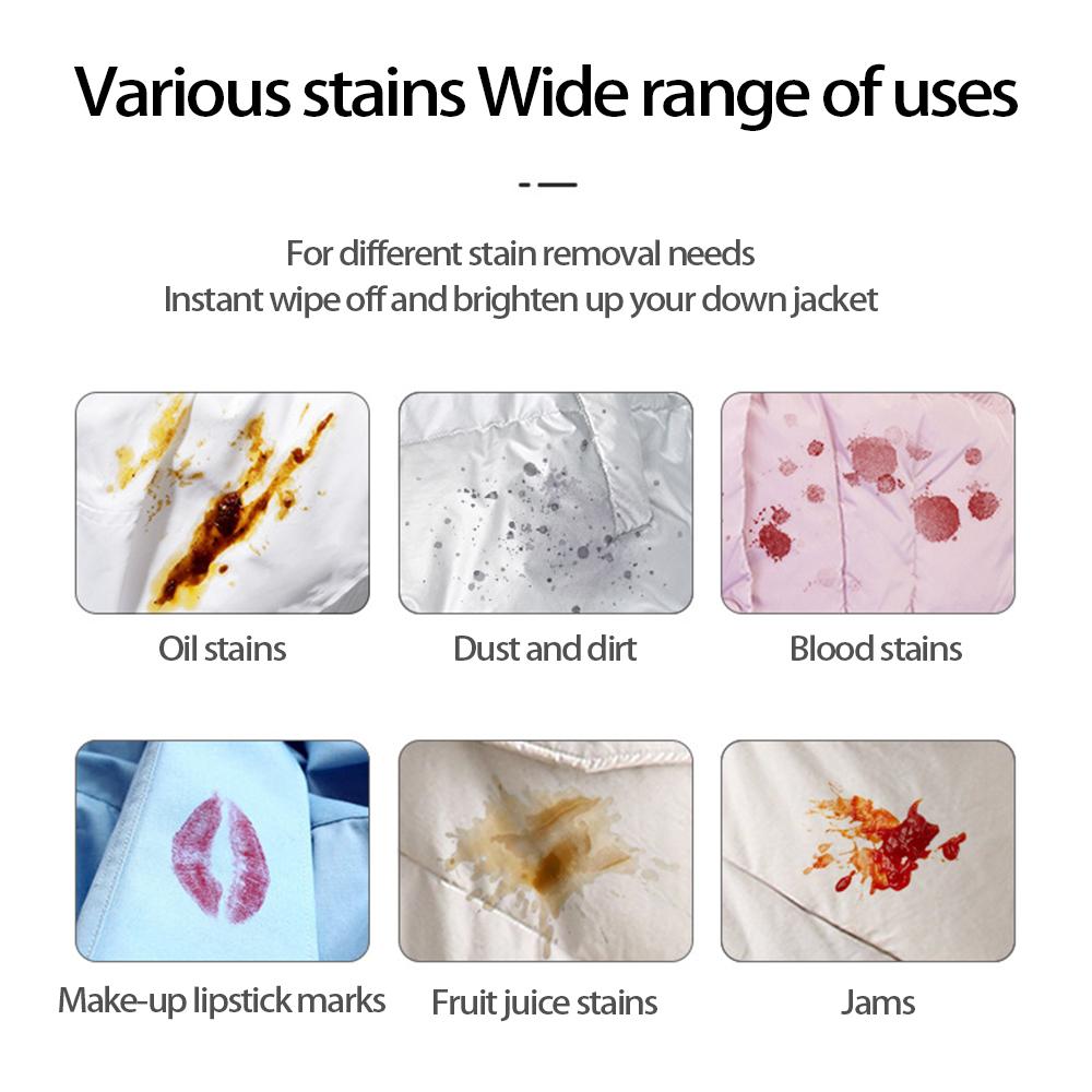 Lucky Goddess Family Pack 80-Piece Down Jacket Cleaning Wipes - Decontamination, No Water Needed.