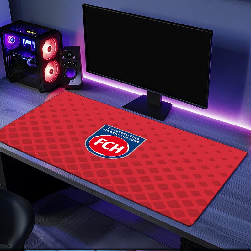 Heidenheim Crest Mouse Pad, Rubber Base, Mouse Pad for Gamers and Office Use, Gaming Desk , Easy To Clean Mat Christmas Fan Gifts