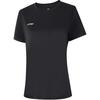 Comfortable Sports T-Shirt Quick-Drying Breathable Versatile Short Sleeve Women Tops Black ATSU840-1