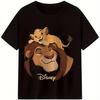 Tricou de Vară pentru Bărbați Simba Regele Leu pentru Purtare Zilnică de Agrement și Activități Tematice Unisex Bumbac Mânecă Scurtă Larg Casual