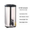 304 Stainless Steel Milk Tea Bucket - Large Capacity for Hot/Cold Preservation and Soy Milk