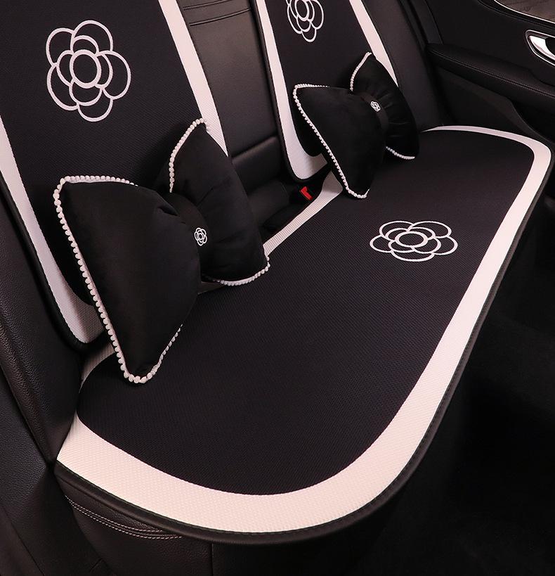 Four Seasons Breathable Camellia Car Seat Cushion for AION S, V, Y