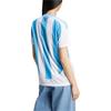 Adidas Argentina 24 Home Jersey Striped Colorblock Print Women Tops Blue White IP8386