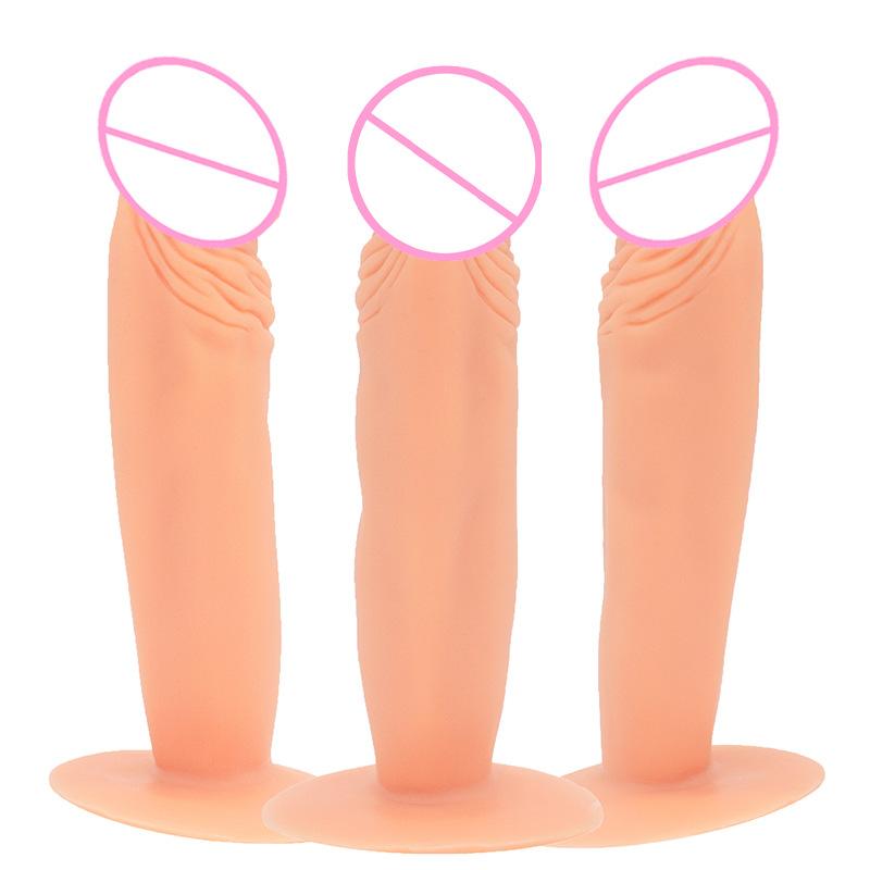 Mini Small Dildo Simulation Small Penis Small Anal Strip Harem Eggless Dildo Anal Plugs