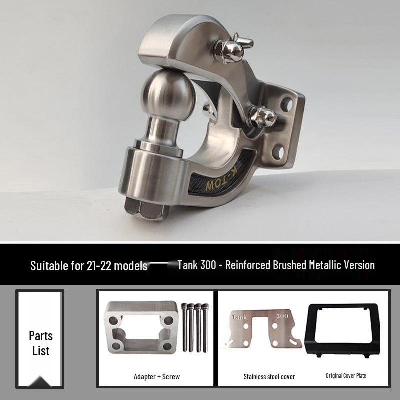 Premium 304 Stainless Steel Tow Hook for Tank 300, Patrol Cruiser, Land Cruiser, and Universal Rogue
