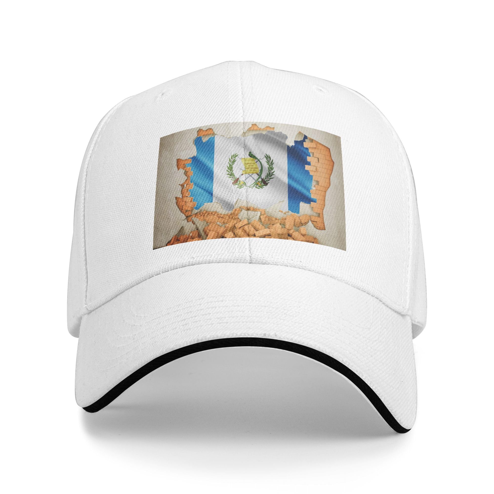 

Sandwich Baseball Cap for Men & Women, 3-Layer Contrast Design Adjustable Hat, Lightweight Durable Cap