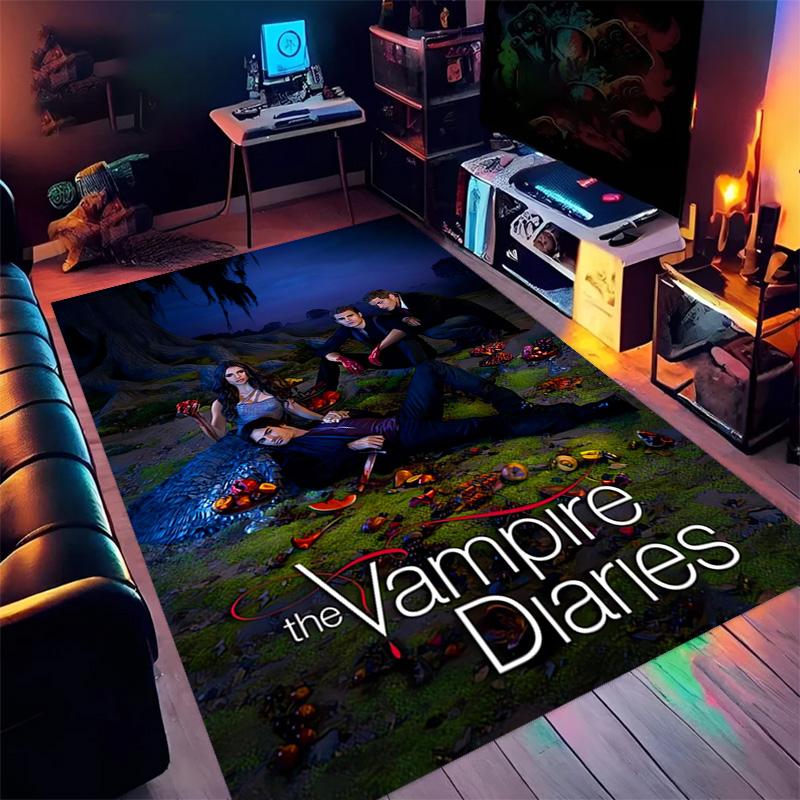 Vampire Diaries: Rainy Night Gathering carpet Suitable for all seasons Home Decor Room Christmas gifts Dormitory decoration