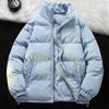 Cotton Clothes Men's Autumn and Winter Velvet Thermal Stand-up Neck Cotton-padded Jacket