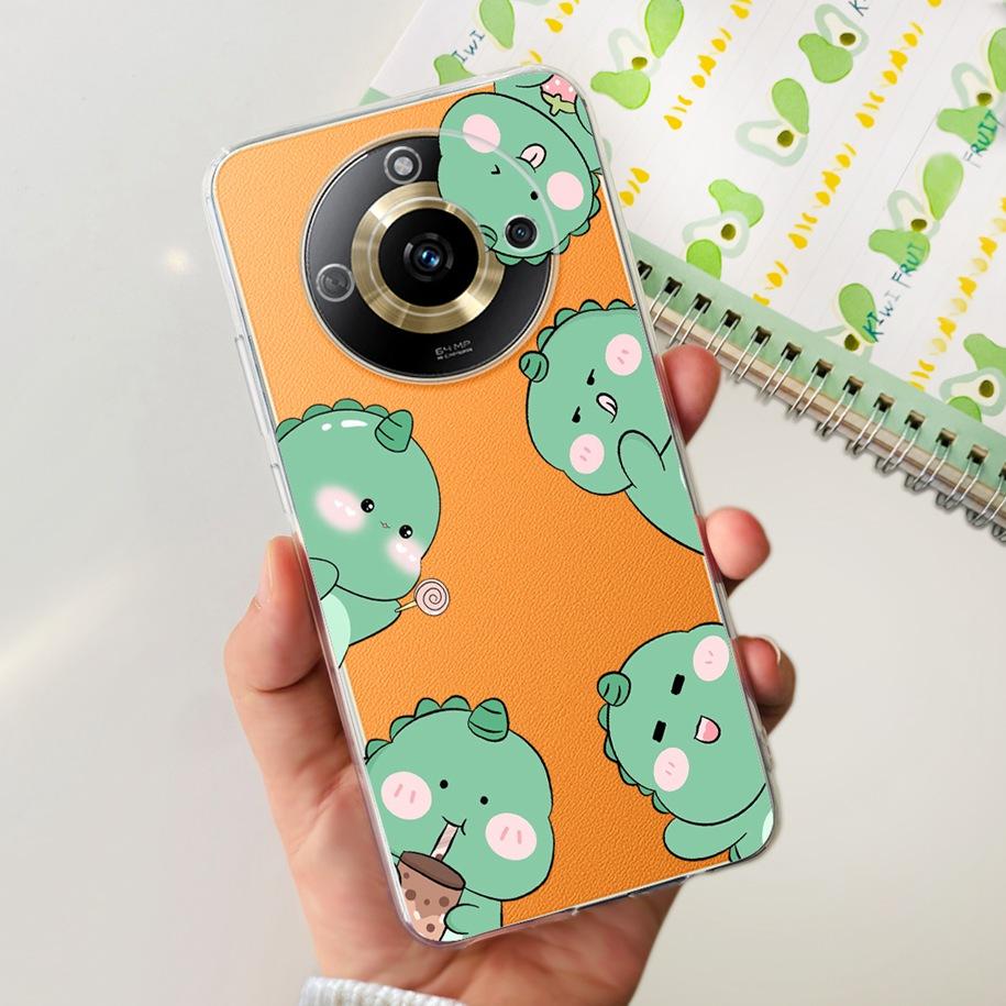 For Realme 11 Pro Plus Case RMX3740 RMX3741 Phone Cover Fashion Flower Butterfly Soft Silicone Funda For Realme 11 Pro 5G Bumper