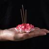 Flower Design Incense Stick Holder Ceramic Lotus Aromatherapy Stand Incense Burner  Home Decor