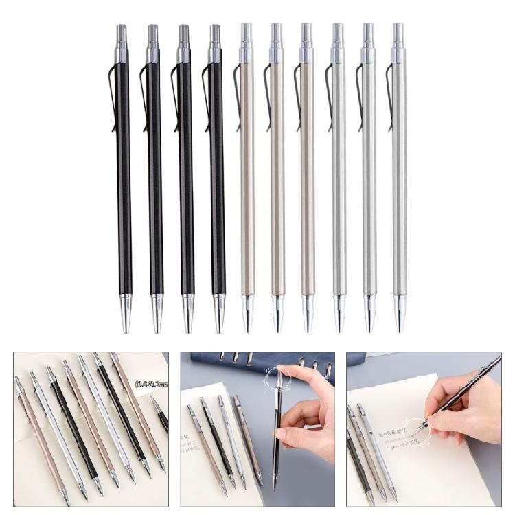 10Pcs Mechanical Pencil 0.5 OR 0.7 Automatic Drawing Pencils Mechanical Pencil for Drawing Drafting Marking