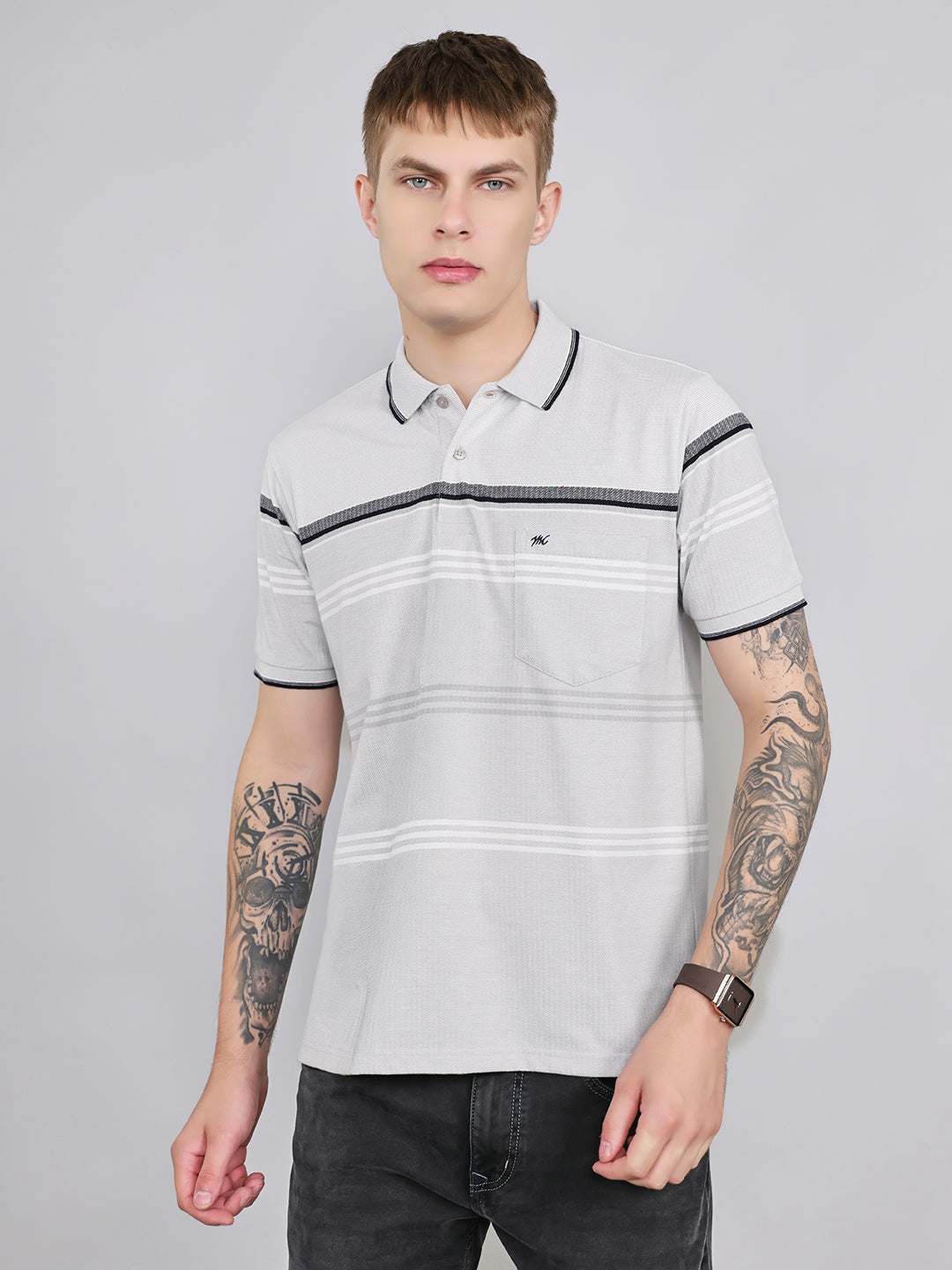 Monte Carlo Men Regular Fit White Tshirt M белый
