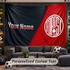Wall Hanging Tapestry Custom NameNottingham Forest Pattern Personalized Printed Fabric Wall Decor