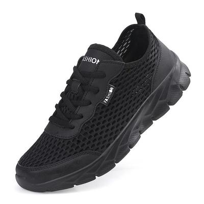 Men's Lightweight Breathable Mesh Running Shoes - Lace-Up Casual Sports Sneakers