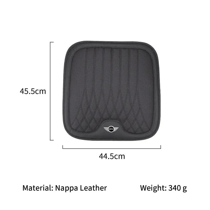 -Car Seat Cover Leather Auto Seat Pad Driving Cushion Anti-Slip Mat For MINI Cooper JCW R56 R50 R55 R57 R58 R59 R60 Countryma