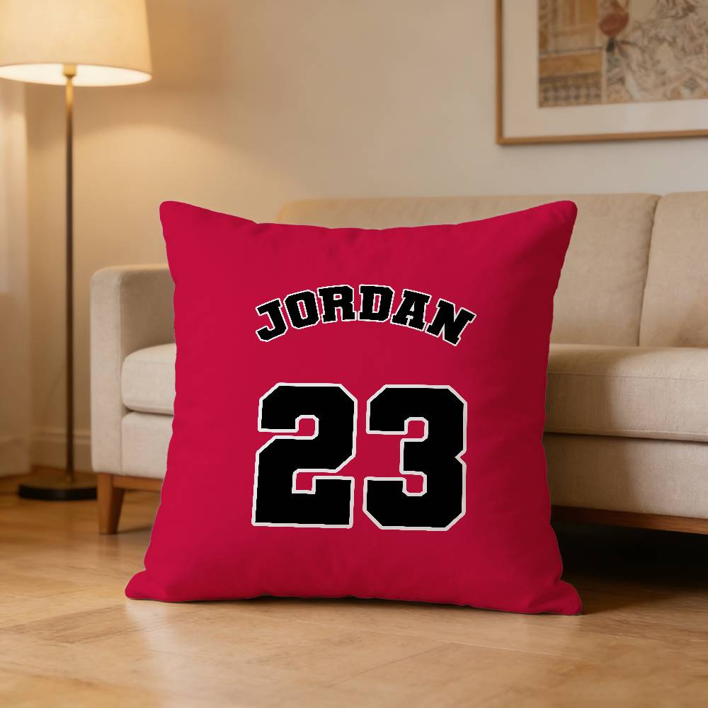 Basketball Number Bryant 24 Curry 30 James 23 Pillow Case Pattern Printed Pillowcase For Living Room Sofa Cushion Cover