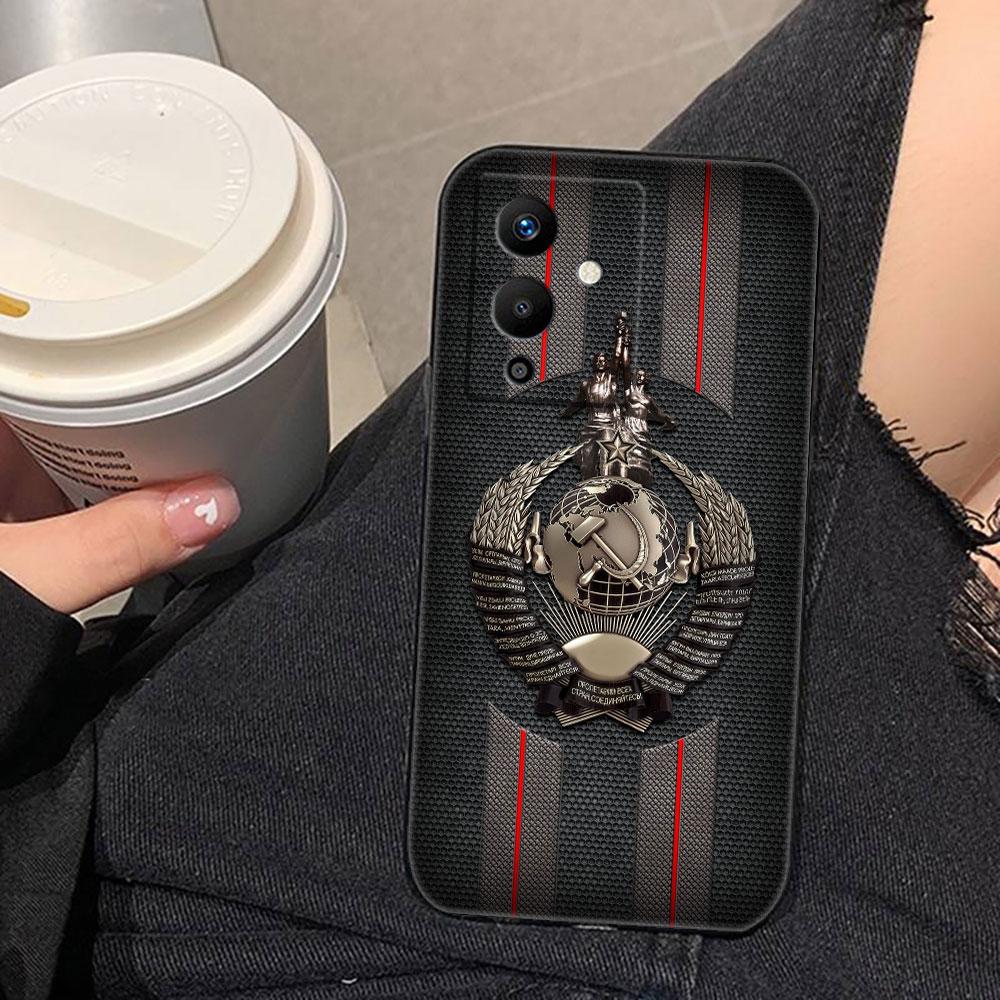 

Vintage USSR CCCP Badge Phone Case For Infinix TECNO POP SPARK SMART 6 7 8 9 CAMON 40 30 30S 15 16 17 20 20C Pro Case Cover Capa TECNOSPARKGO2025