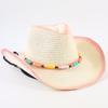 Popular European and American Western Cowboy Straw Hat Men's and Women's Fashion Shade Straw Hat Outdoor Western Cowboy Hat