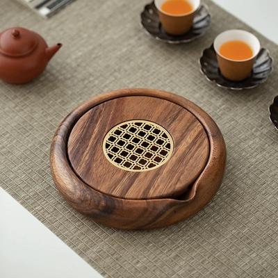 Chiński Styl Retro Lite Drewno Taca na Herbatę Zbiornik na Wodę Uchwyt Przenośna Taca na Herbatę Fioletowy Czajniczek Taca na Herbatę Naczynia do Herbaty