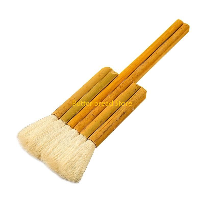 W89C Hake Brush 3/4/5/6/7 Tubes Sheep Hair Painting Brush for Pottery Ceramic