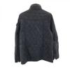 Barbour 3 Warrants Quilted jacket 8 black Filling into cotton Women Used