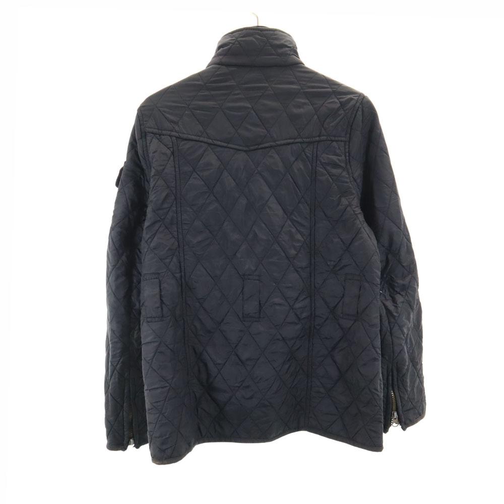 Barbour 3 Warrants Quilted jacket 8 black Filling into cotton Women Used