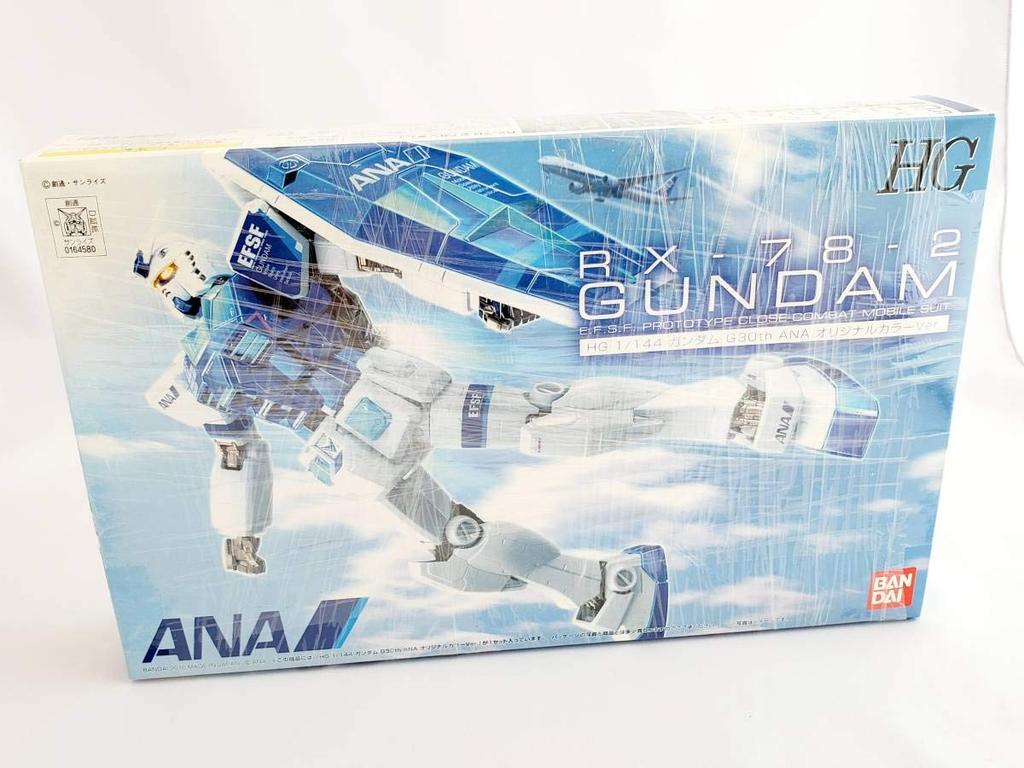 BANDAI HG Gundam ANA original color [ANA limited] 1/144 RX-78-2 Ver.G30th Ver. Plastic model