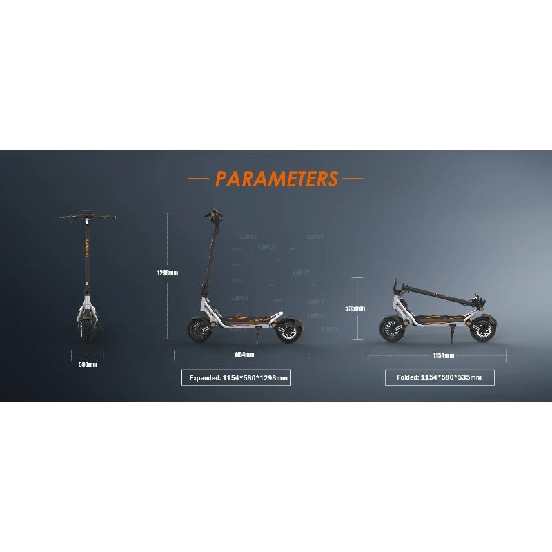 Stock UE Monopattino Elettrico Originale Kukirin A1 Motore 800W Batteria 48V 13Ah Velocità Massima 45KM/H Autonomia 45KM Pneumatico 10 pollici Monopattino
