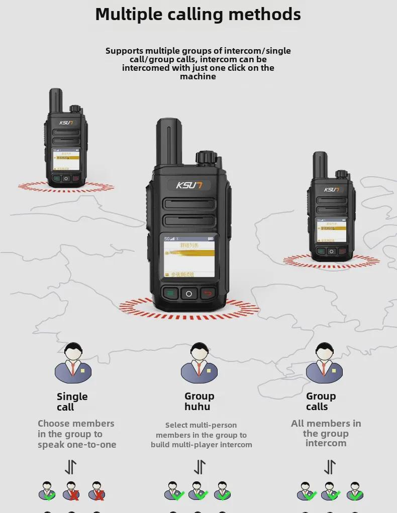 Buxun CT23 Long-Range Handheld Walkie-Talkie for Outdoor Fleet and Construction Security
